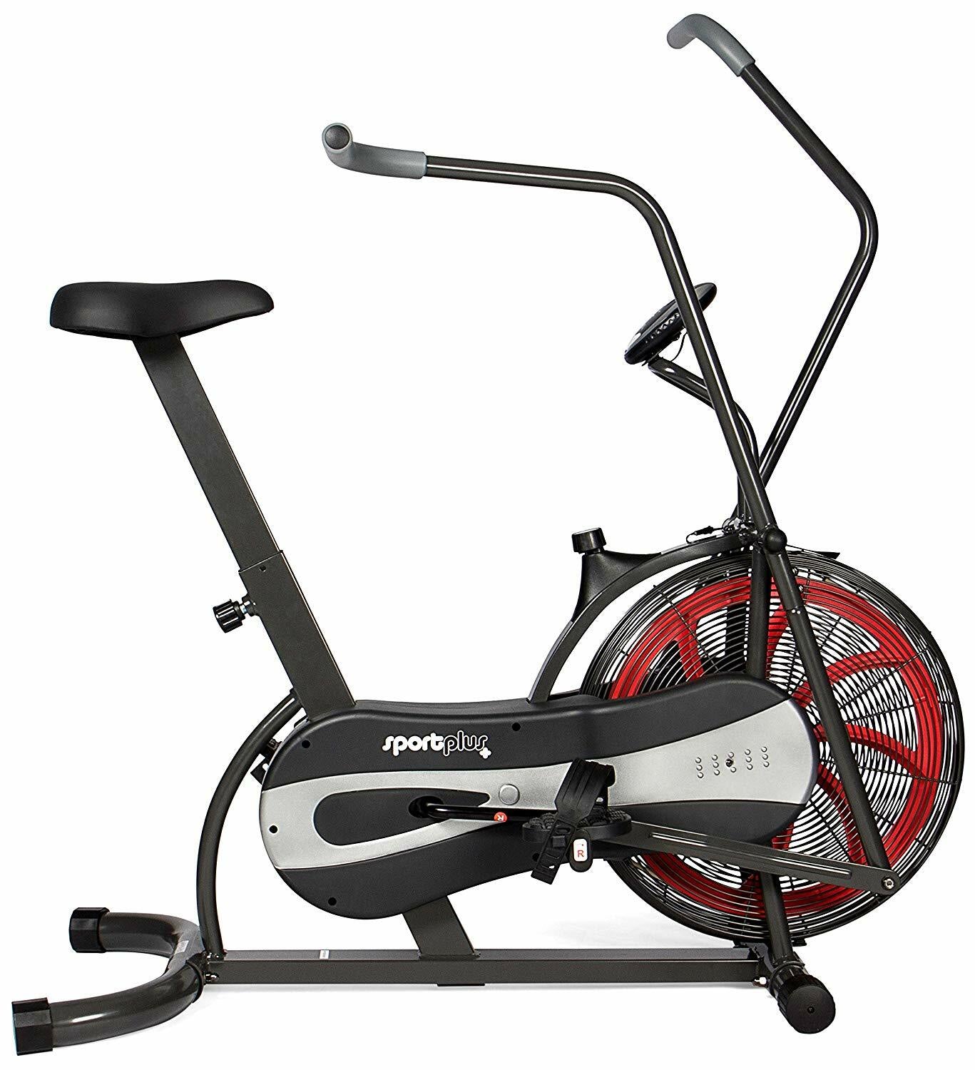 Sportplus Fan Air Bike Fitnessbike Heimtrainer Trimmrad Indoor Fahrrad