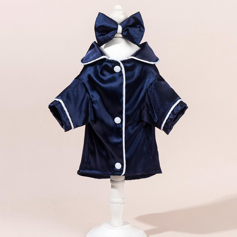 Pet Pajamas Clothes Teddy Bichon Bear Pomeranian Bulldog Clothing Puppy Dog Cats Comfortable Silk Clothing