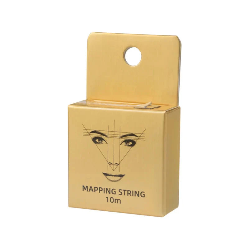 10M for Mapping Eyebrow Marker Thread Tattoo Brows Point 1 Box MAPPING STRING Microblading Eyebrow Pre-Inked Tattoo PMU String
