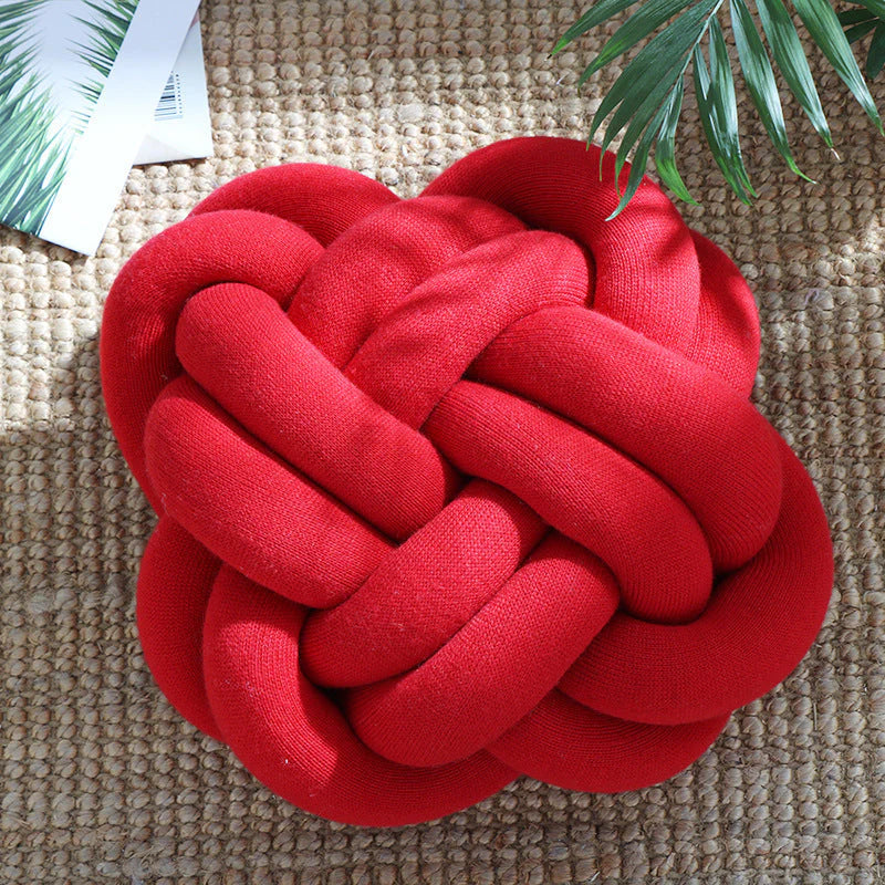 Sofa Pillow Office Nap Craft Pillow Knot Throw Pillow