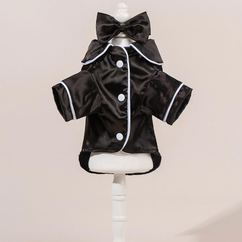 Pet Pajamas Clothes Teddy Bichon Bear Pomeranian Bulldog Clothing Puppy Dog Cats Comfortable Silk Clothing