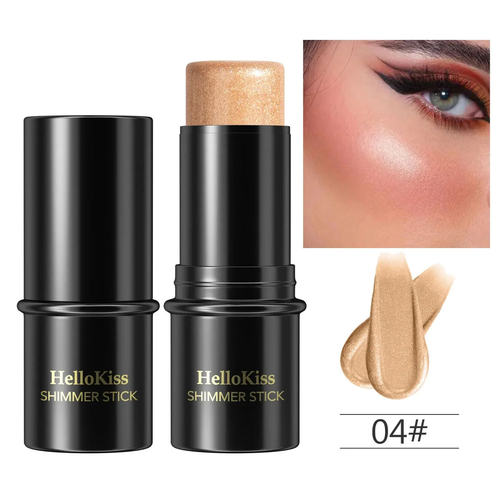 Highlighting&Bronzer Stick Face Brightening Blusher Rouge Concealer Pen Long Lasting Corrector Nose Shadow Contouring Cosmetics