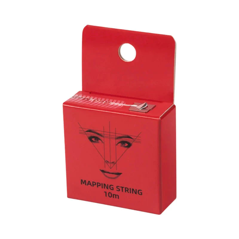 10M for Mapping Eyebrow Marker Thread Tattoo Brows Point 1 Box MAPPING STRING Microblading Eyebrow Pre-Inked Tattoo PMU String