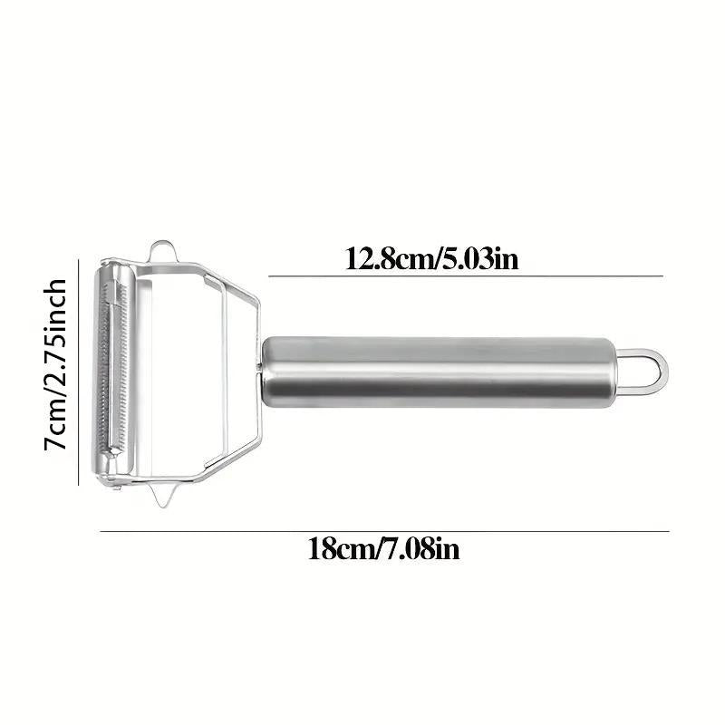 Effortless Slicing with Our Portable Stainless Steel Fruit and Vegetable Peeler - The Ultimate Kitchen Gadget for Summer Gifts!