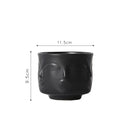 Nordic Style Ceramic Vase Face Design Ceramic Vase Home Decor Accessories Tools Black White Gold Plant Pot Flower Pot Plant Pot
