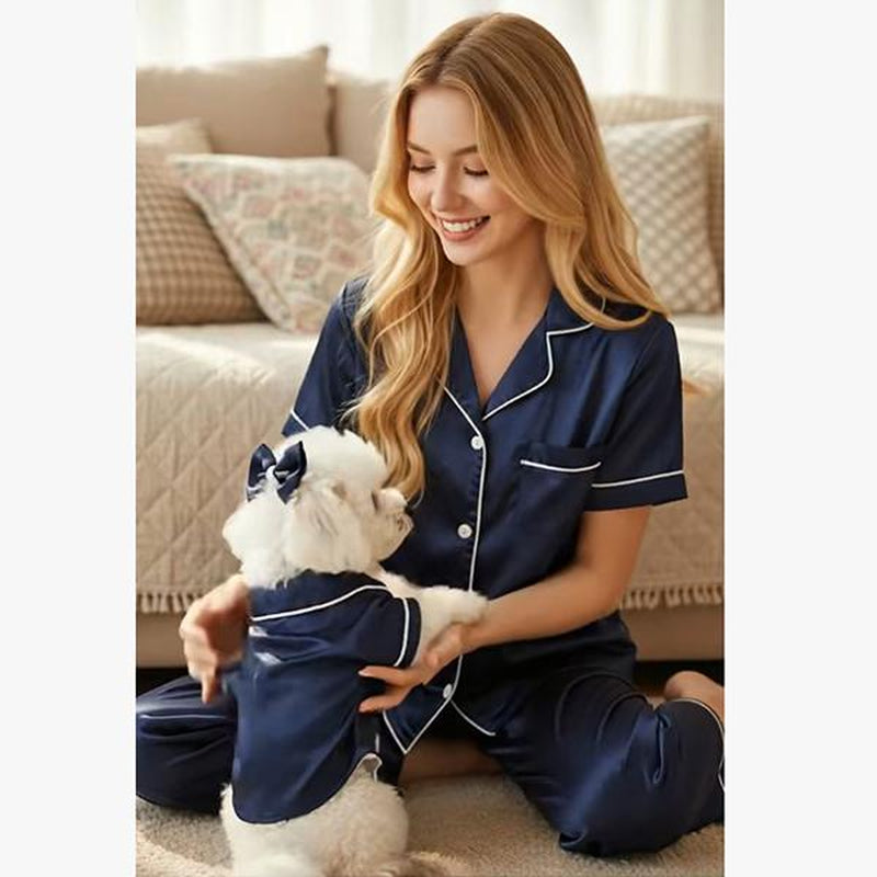 Pet Pajamas Clothes Teddy Bichon Bear Pomeranian Bulldog Clothing Puppy Dog Cats Comfortable Silk Clothing