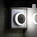 LED Night Light Smart Night Sensor round Plug in Wall Night Lamp Bathroom Home Kitchen Hallway Staireway Bedroom Nightlight