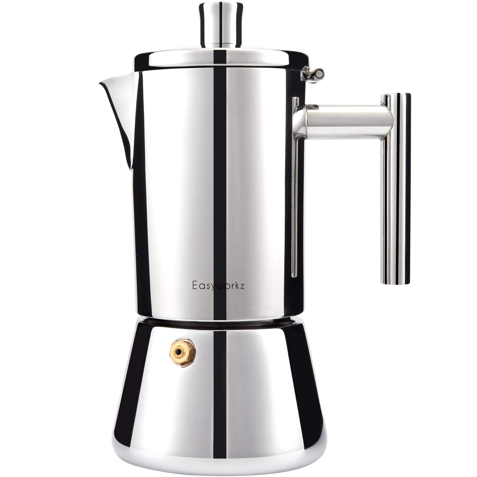 Diego Stovetop Espresso Maker Stainless Steel Italian Coffee Machine Maker Induction Moka Pot
