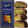 Lovetta Dubai Chocolate Pistachio Knafeh 4Oz 1 Bar Dessert Snack Rich Belgian Milk Chocolate with Fresh Pistachio Paste Cream
