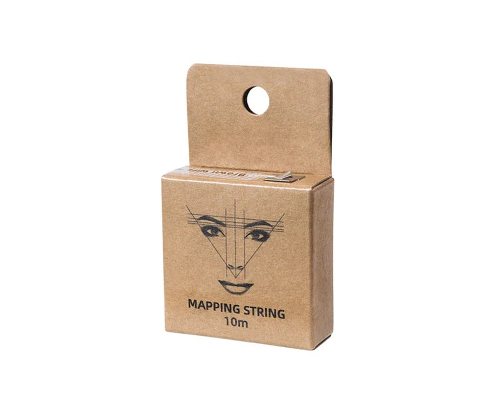 10M for Mapping Eyebrow Marker Thread Tattoo Brows Point 1 Box MAPPING STRING Microblading Eyebrow Pre-Inked Tattoo PMU String