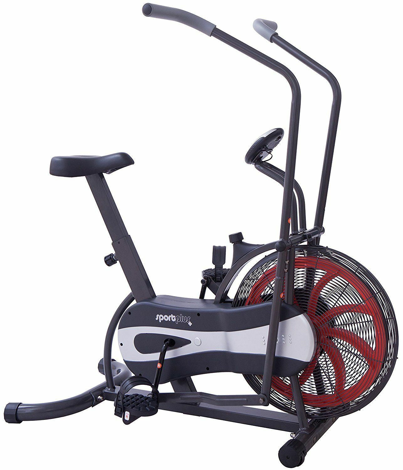 Sportplus Fan Air Bike Fitnessbike Heimtrainer Trimmrad Indoor Fahrrad