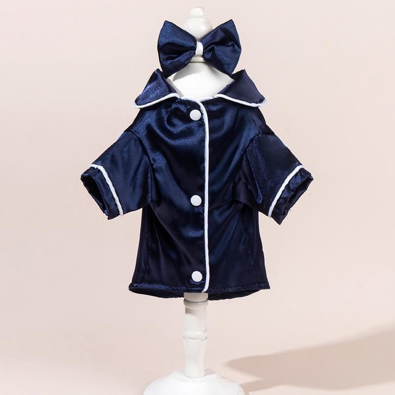 Pet Pajamas Clothes Teddy Bichon Bear Pomeranian Bulldog Clothing Puppy Dog Cats Comfortable Silk Clothing
