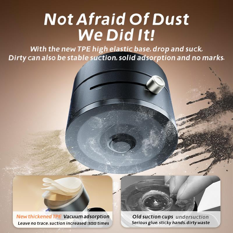 Vacuum Magnetic Suction Phone Holder,Xo Upgraded 360° Adjustable Suction Cup Car Phone Mount,Hands-Free Cell Phone Holder for Car/Gym/Mirror/Smooth Surface,Compatible with Iphone 16/15/14/13/12 Series