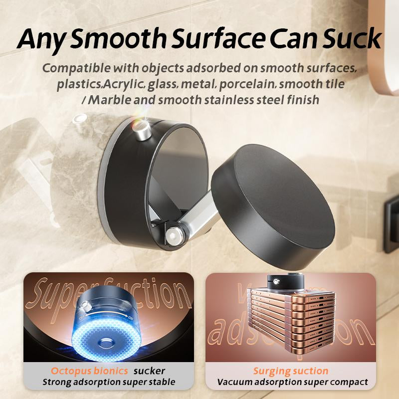 Vacuum Magnetic Suction Phone Holder,Xo Upgraded 360° Adjustable Suction Cup Car Phone Mount,Hands-Free Cell Phone Holder for Car/Gym/Mirror/Smooth Surface,Compatible with Iphone 16/15/14/13/12 Series